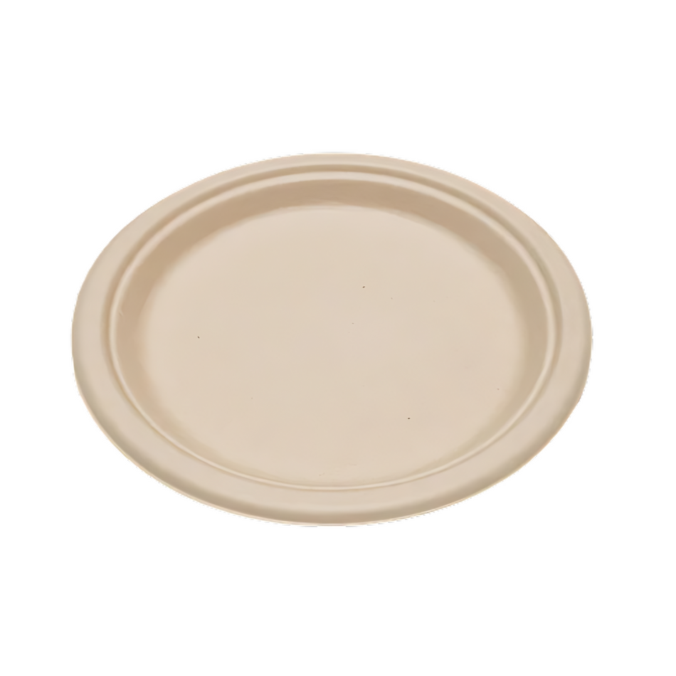 Compostable Round Plates - 9 inch - 100 units